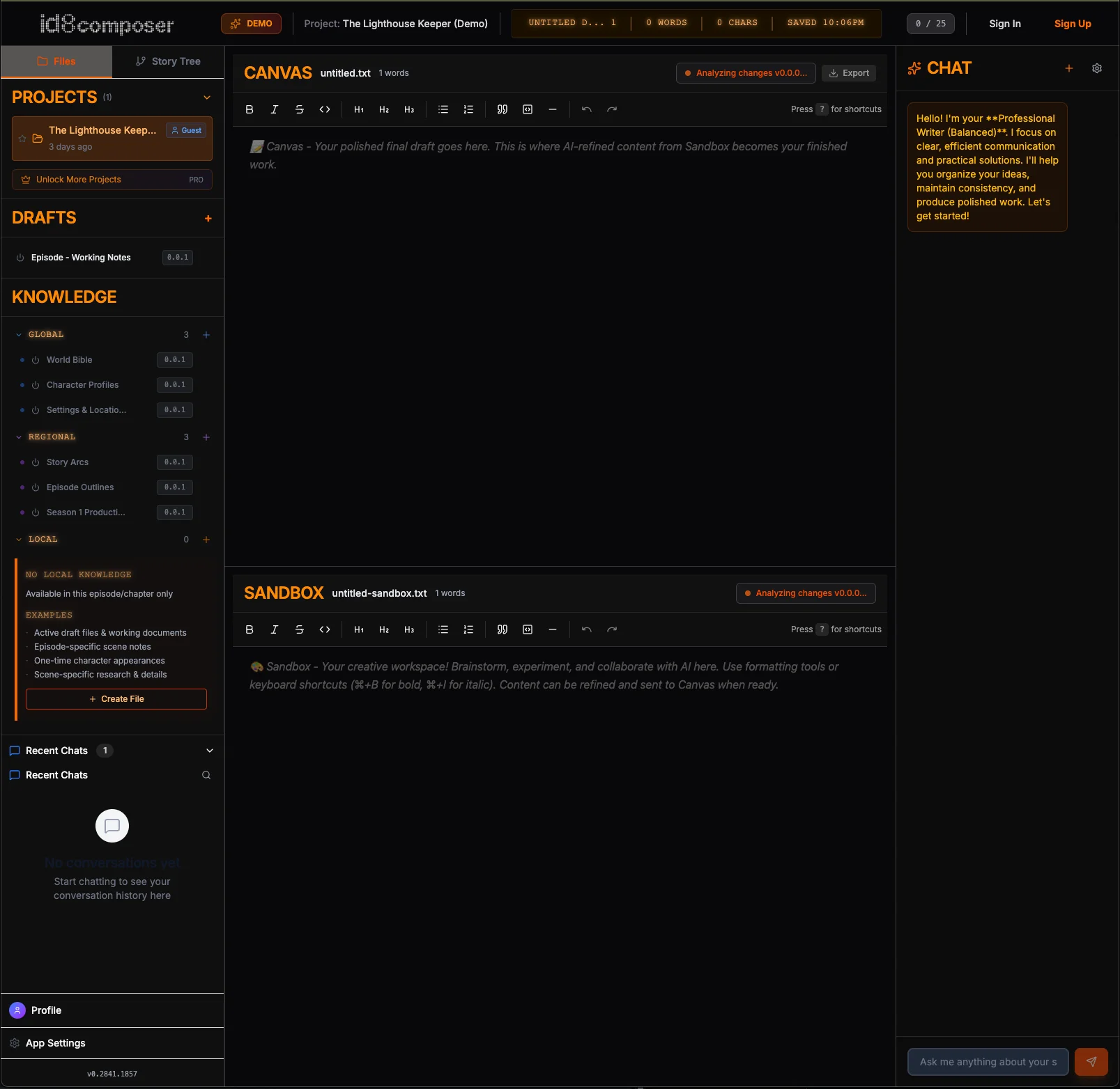 Composer product preview